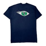 Fruit Of The Loom Single Stitch T-Shirt - Large Navy Cotton
