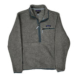 Patagonia 1/4 Zip - Large Gray Polyester