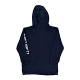 Age 7 Carhartt Hoodie - Small Navy Cotton