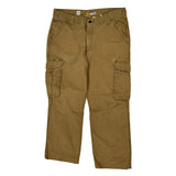 Carhartt Cargo Trousers - 34W 30L Brown Cotton