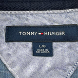 Tommy Hilfiger 1/4 Zip - Large Blue Cotton
