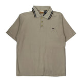 Quiksilver Polo Shirt - Large Beige Cotton