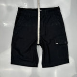 Vans Cargo Shorts - 30W 10L Black Cotton