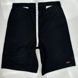 Dickies Chino Shorts - 36W 11L Black Cotton