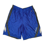 Champion Sport Shorts - Large Blue Polyester