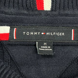 Tommy Hilfiger Cable Knit Sweater - Medium Navy Cotton