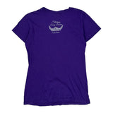 Harley Davidson Graphic T-Shirt - Medium Purple Cotton