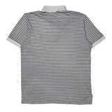 Big Pony Polo By Ralph Lauren Striped Polo Shirt - Large White Cotton