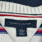 Age 2-3 Tommy Hilfiger Striped Sweater - 2XS Navy Cotton