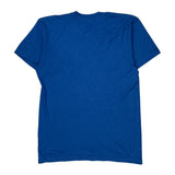 Michigan Unbranded Single Stitch T-Shirt - Medium Blue Cotton Blend