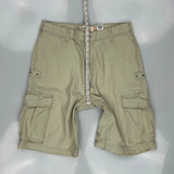 Levis Cargo Shorts - 34W 10L Beige Cotton