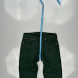 501 Levis Jeans - 33W 30L Green Cotton