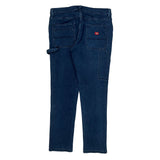 Dickies Carpenter Pants - 34W 30L Blue Cotton