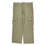 Levis Cargo Trousers - 38W 22L Beige Cotton