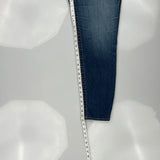 Made In Usa True Religion Skinny Jeans - 35W 30L Blue Cotton Blend