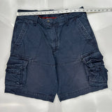 Polo By Ralph Lauren Cargo Shorts - 32W 10L Blue Cotton