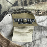 Jerzees Camo T-Shirt - 2XL Green Cotton