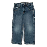 Age 6 Berne Cargo Carpenter Jeans - Small Blue Cotton