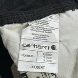 Carhartt Cargo Trousers - 34W 30L Black Cotton