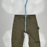 Carhartt Carpenter Pants - 32W 36L Green Cotton