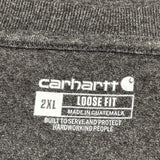 Carhartt T-Shirt - 2XL Grey Cotton