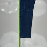 Reliq Cargo Pants - 32W 31L Blue Cotton