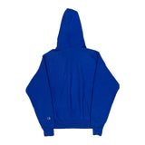 Reverse Weave Champion Hoodie - Small Blue Cotton