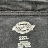 Dickies T-Shirt - 2XL Black Cotton