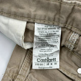 Carhartt Cargo Pants - 38W 32L Khaki Cotton