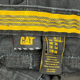 Cat Cargo Pants - 36W 30L Black Cotton Blend