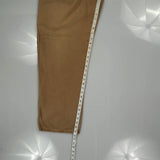Dickies Double Knee Carpenter Trousers - 38W 30L Brown Cotton