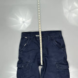 Carhartt Cargo Trousers - 34W 34L Blue Cotton