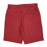 Tommy Hilfiger Chino Shorts - 32W 9L Red Cotton