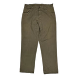 Sickle Cargo Trousers - 34W 30L Khaki Cotton