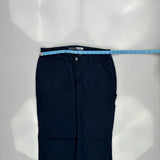Carhartt Cargo Trousers - 32W UK 12 Navy Cotton