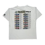Green Bay Packers Starter Single Stitch T-Shirt - XL White Cotton