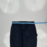 Carhartt Carpenter Trousers - 34W 30L Black Cotton