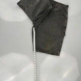 Wrangler Carpenter Shorts - 33W 10L Grey Cotton
