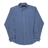 Ralph Lauren Striped Shirt - XL Blue Cotton