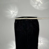 Ralph Lauren Cord Trousers - 32W UK 12 Black Cotton