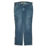 Carhartt Double Knee Carpenter Jeans - 36W UK 18 Blue Cotton Blend