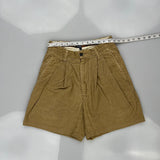 Cord Polo By Ralph Lauren Shorts - 25W UK 8 Brown Cotton