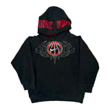 Age 8 Nike Graphic Hoodie - Medium Red Cotton