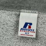 Russell Athletic Sweatshirt - XL Grey Cotton Blend