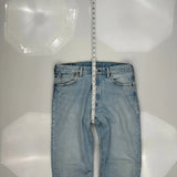 Levis 501 Jeans - 32W 30L Light Wash Cotton