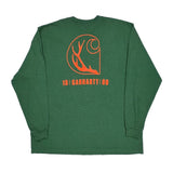 Loose Fit Carhartt Long Sleeve T-Shirt - 2XL Green Cotton