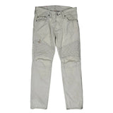 True Religion Contrast Stitch Jeans - 33W 33L White Cotton