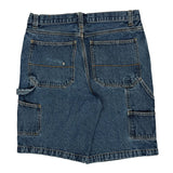 Faded Glory Cargo Carpenter Shorts - 31W 10L Blue Cotton