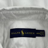 Ralph Lauren Shirt - Medium White Cotton