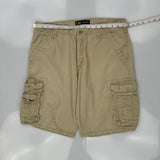 Lee Cargo Shorts - 35W 10L Beige Cotton